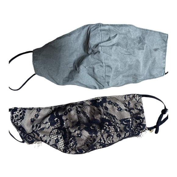 3 pack lace camo green adjustable masks cloth masks cold season fall winter - Picture 2 of 4